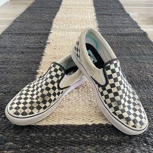 Vans Checkerboard Comfy CUSH Slip-ons